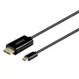 Kabel USB-C SAVIO CL-191 2 m — USB-C na USB-C, męski-męski, czarny, osłona z tworzywa, przewodnik miedziany