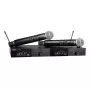 Shure SLXD24DE/B58-G59 - podwójny cyfrowy system bezprzewodowy z dwoma nadajnikami/mikrofonami ręcznymi (470 - 514 MHz)