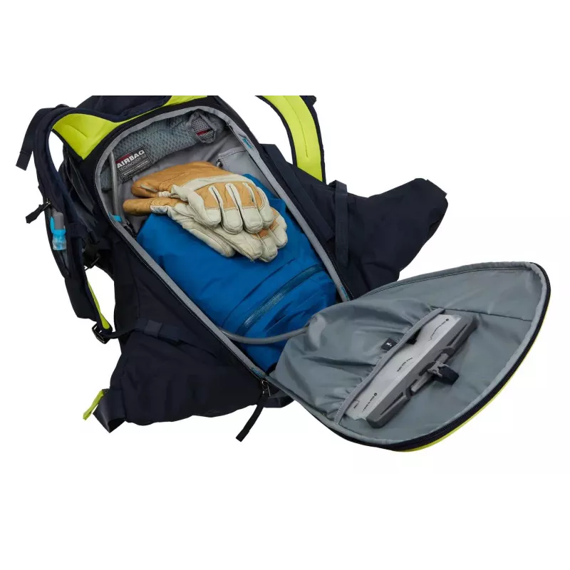 Plecak narciarski i snowboardowy Thule 3610 Upslope 35L z możliwością montażu wyjmowanego airbaga 3.0, kolor Lime Punch