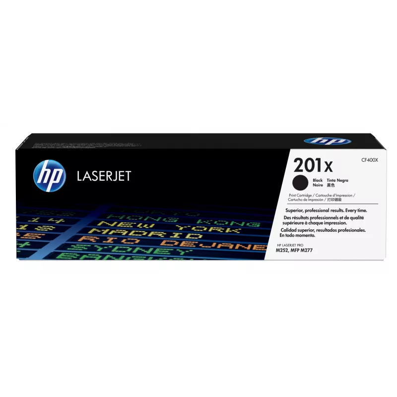 HP 201X Wkład oryginalny LaserJet Toner High Yield Black, 2800 stron, Czarny, 1 szt.