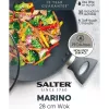 Wok patelnia Salter BW12267EU7 28 cm z powłoką nieprzywierającą, kompatybilny z indukcją
