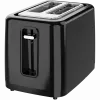 Toster elektryczny, czarny, 220-240V, 50-60Hz, 780-930W, 2 szczeliny, 3 tryby, 7 poziomów opiekania