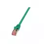 Logilink PrimeLine - Kabel krosowy - RJ-45 (M) - RJ-45 (M) - 7,5 m - SFTP, PiMF - CAT 6 - Bezhalogenowy - Zielony (CQ2085S)