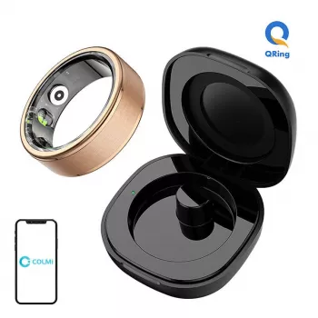 Smart ring Colmi R03 20.3 mm rozmiar 11 Złoty — Smart ring Colmi R03, 20.3 mm, rozmiar 11, złote wykończenie