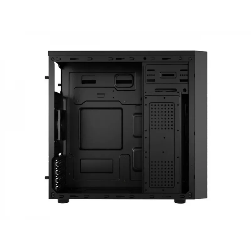 Obudowa PC NATEC Helix Mini Tower Czarna — microATX/Mini-ITX, 3x3.5 cala + 5x2.5 cala, karta graficzna 33 cm, porty USB-C/USB-A