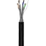 GoobayCat.7 Kabel surowy zewnętrzny sieciowy, S/FTP (PiMF), czarny (52769)