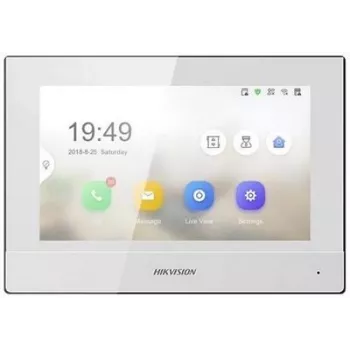 System wideodomofonowy Hikvision DS-KH6320-WTE1-W 17,8 cm (7 inch) Biały