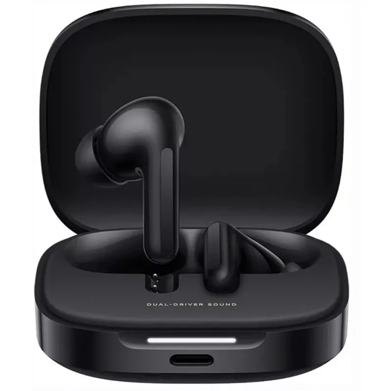 Słuchawki Xiaomi Buds 6 dokanałowe bezprzewodowe, Bluetooth 5.4, ANC, 42 h odtwarzania, IP54, Night Black