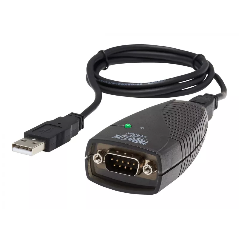 Tripp Lite USA-19HS Keyspan USB-na-Szeregowy Adapter - USB-A-Wtyk na DB9 RS232-Wtyk - 0,91 m - TAA (USA-19HS)
