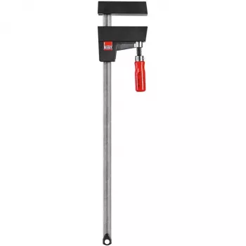Zacisk śrubowy Bessey UniKlamp UK100, długość 1000 mm, głębokość rozwarcia 80 mm, czarny/czerwony