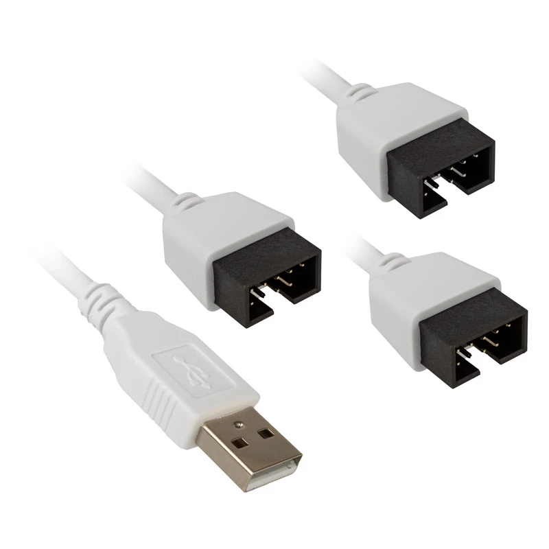 Lian Li PW-U2TPAW Hub USB Typ A Męski 1-na-3 IDC 9 pin