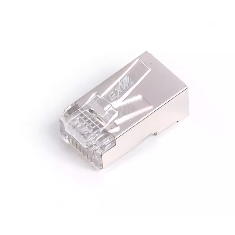 Wtyk RJ45 ekranowany kat.6 uniwersalny drut/linka 8P8C 100szt