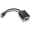 Lenovo 03X6402 przejściówka mini-DisplayPort – VGA 0,172 m czarna