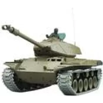 Amewi 23045 RC model wojskowego pojazdu lądowego zdalnie sterowany czołg RC silnik elektryczny 1:16 (23045)