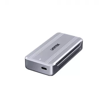 Obudowa SSD Unitek S1242AGY01-EU USB4 40Gbps, M.2 NVMe, do 8 TB, aluminium/tworzywo sztuczne, aktywne chłodzenie
