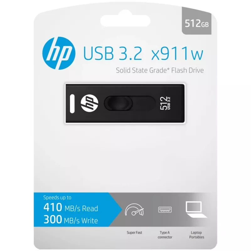 Pendrive 512GB HP USB 3.2 USB HPFD911W-512