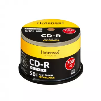 CD-R Intenso 1801125 700 MB 52x Printable 50 szt. Spindle