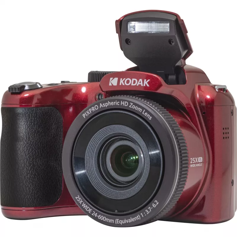 Kodak PIXPRO AZ255 1/2,3 Aparat kompaktowy 16,35 MP BSI CMOS 4608 x 3456 pikseli Czerwony (AZ255RD)