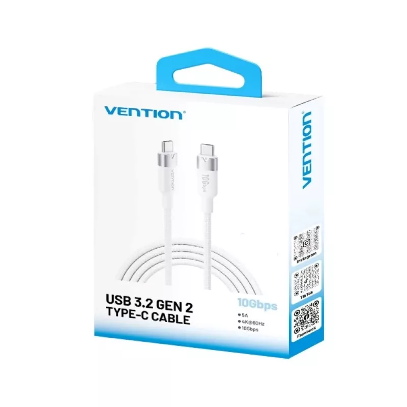 Vention USB 3.2 5A 10Gbps 1m WH kabel USB-C na C