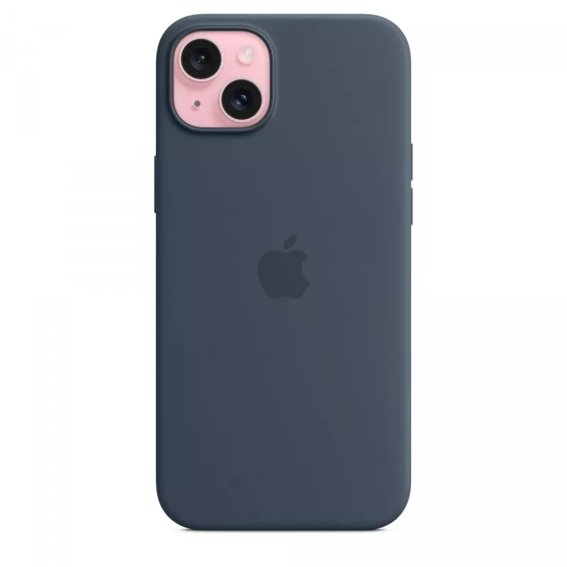 Apple iPhone 15 Plus Silikonowe etui z MagSafe - Storm Blue