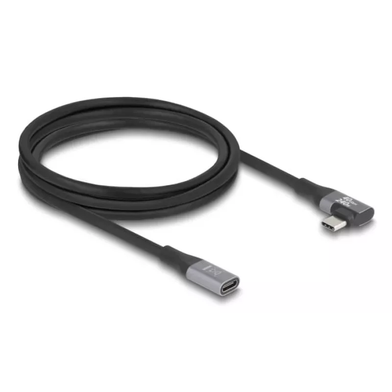 Kabel USB DeLOCK 81148 2m USB C Czarny 20 Gbit/s