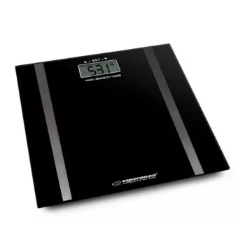 Osobista waga łazienkowa Esperanza EBS018K - elektroniczna, 180 kg, czarna