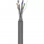 Wentronic Goobay Kabel sieciowy CAT 6, S/FTP (PiMF), Szary, 305 m - Mieszanka miedzi CCA, AWG 23/1 (drut), PVC (95696)
