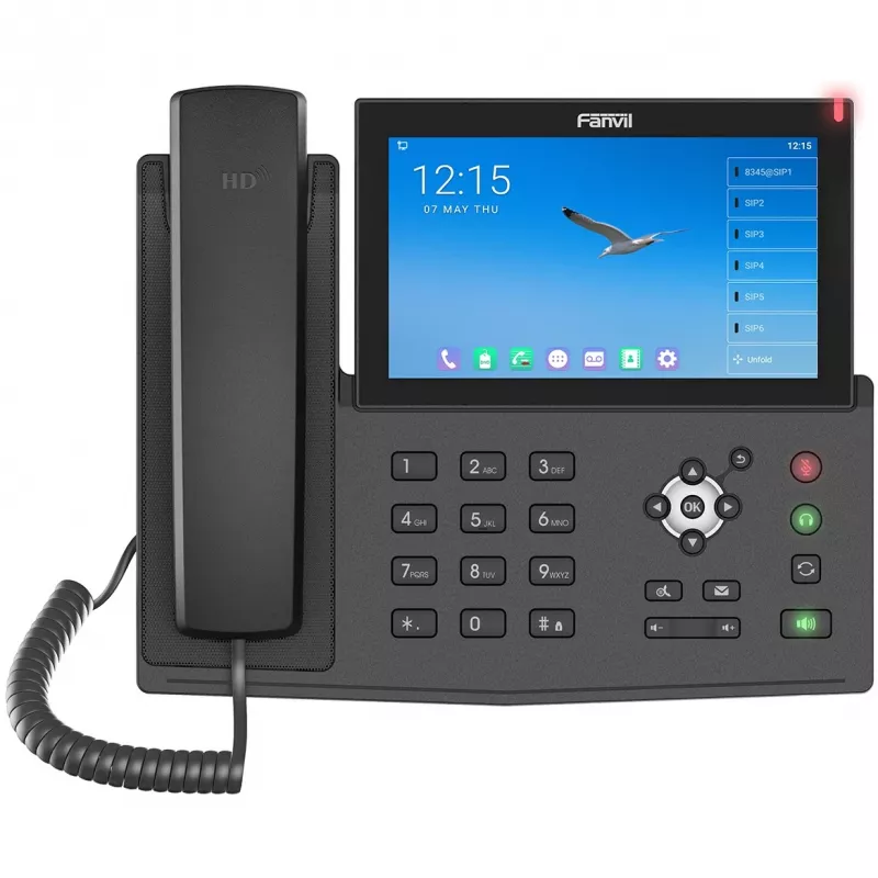 Telefon IP Fanvil X7A Czarny 20 linii LCD Wi-Fi