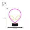 Lampa stołowa MANTA SNL86PK Style Neon Lights UFO Pink – dekoracyjna lampa neonowa różowa