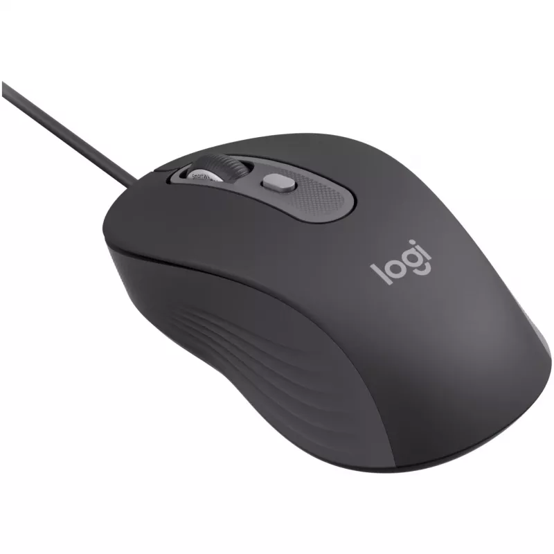 Logitech Signature Wiczerwony M520 for Business Optyczna przewodowa mysz USB-C Plug-and-Play Windows/Mac/Chrome/PC/laptopy - Graphite