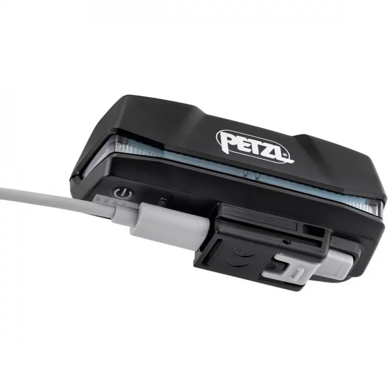 Opaska na głowę z latarką Petzl NAO RL Czarno-Pomarańczowa LED 1500 lm USB