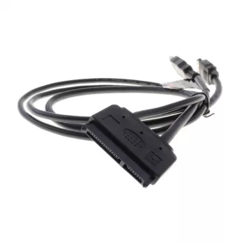 Akasa Flexstor kabel eSATA do 6,40 cm (2,5) - SATA HDD i SSD (AK-CBSA03-80BK)