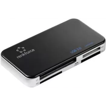 Renkforce RF-PCR-350 Zewnętrzny czytnik kart USB 3.0, czarny (RF-5173664)