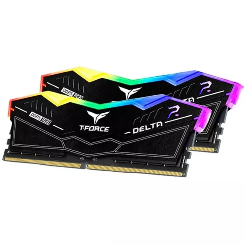 DIMM 64 GB DDR5-6000 (2x 32 GB) Dual-Kit, pamięć czarna, FF3D564G6000HC38ADC01, Delta RGB, INTEL XMP