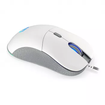 ENDORFY GEM Plus Onyx Biały mysz Gaming Praworęczna USB Type-C Optyczna 19000 DPI
