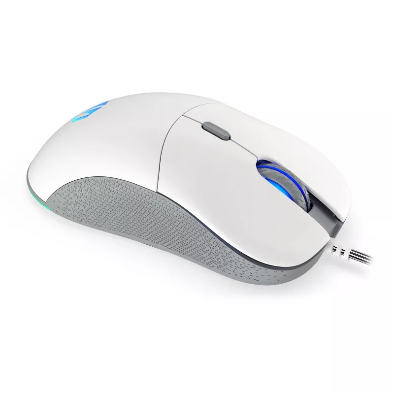 ENDORFY GEM Plus Onyx Biały mysz Gaming Praworęczna USB Type-C Optyczna 19000 DPI