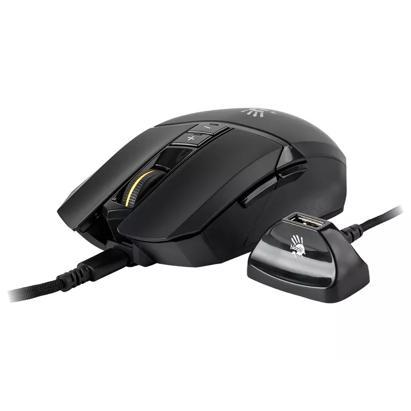 Mysz A4TECH BLOODY R36 ULTRA WRLS 2.4G+USB Czarna