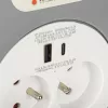 Zwĳany przedłużacz MONTIS MT188-10, kabel 10 m, 2 gniazda AC, szary
