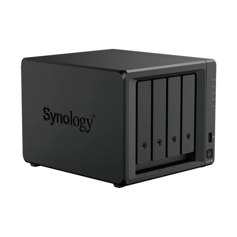 Synology DiskStation DS925+ NAS/serwer pamięci masowej Ryzen Embedded V1500B 4 GB DDR4 0 TB Czarny