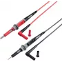 VOLTCRAFT MS-4PS Przewód pomiarowy bezpieczny Wtyk bezpieczny 4 mm Sonda pomiarowa 1,00 m Czarny, Czerwony 1 szt.