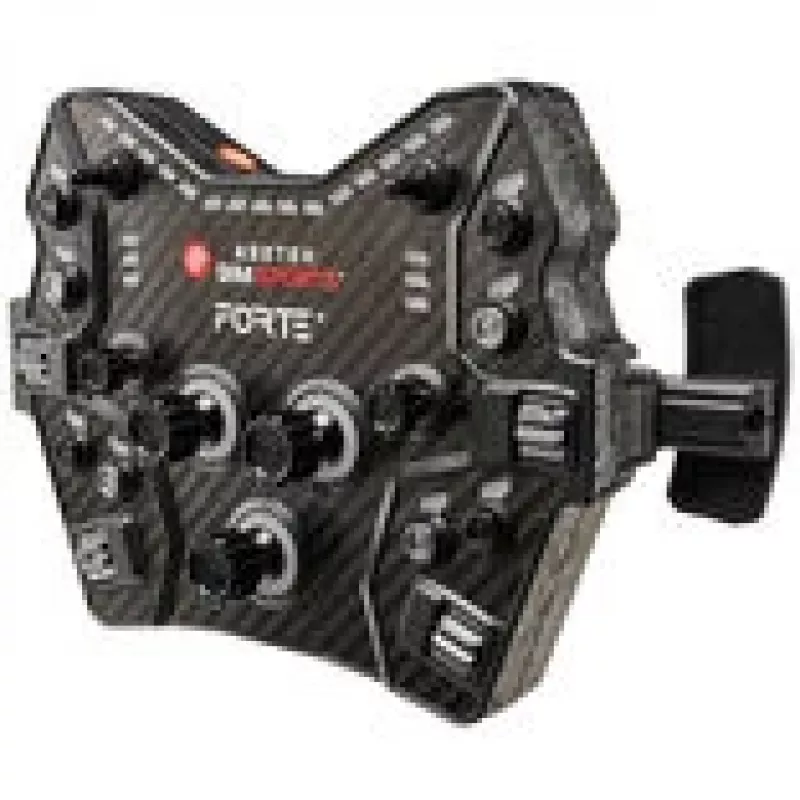Gaming Button Box Asetek Forte GT V2 czarno-pomarańczowy z łącznością USB