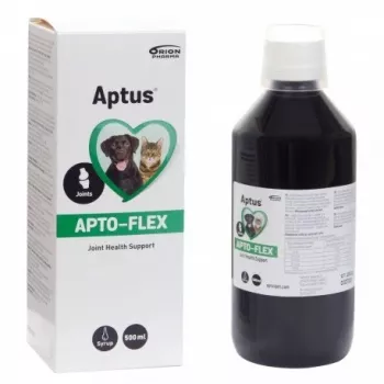 Płynny suplement na stawy Aptus Apto-flex 500 ml dla psów i kotów, płyn dietetyczny, bez konserwantów