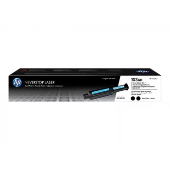 HP Oryginalny 103AD Neverstop Czarny Toner Refill Kit , Two kaseta z tonerem Set