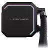 Chłodzenie cieczą All-in-one LC-Power LC-CC-240-B 12 cm Czarny