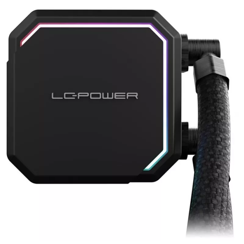Chłodzenie cieczą All-in-one LC-Power LC-CC-240-B 12 cm Czarny