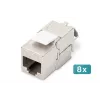Digitus moduł Keystone CAT 6A ekranowany beznarzędziowy zestaw 8 szt.