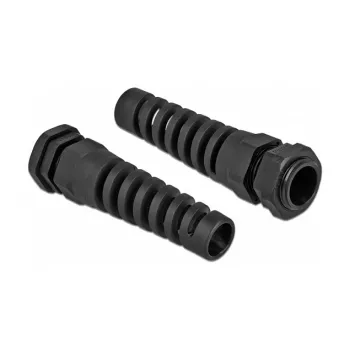 Dławik kablowy DeLOCK 60345 czarny plastikowy