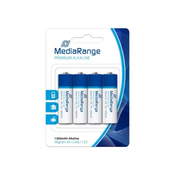 Bateria alkaliczna AA 1,5 V/4 szt. MRBAT104 Mediarange