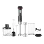 Ręczny blender zanurzeniowy GASTROBACK Cordless Design 5-w-1 — 180 W, misa 0,5 L, zasilany bateriami, ostrza ze stali nierdzewnej