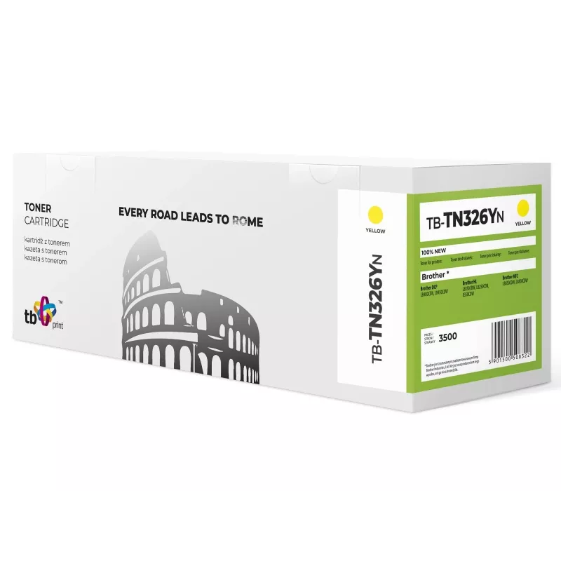 Toner do Brother TN326 Y TB-TN325YN YE 100% nowy